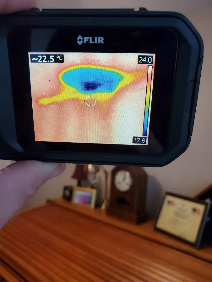 Thermal imaging inspection for water damage in Highland Heights