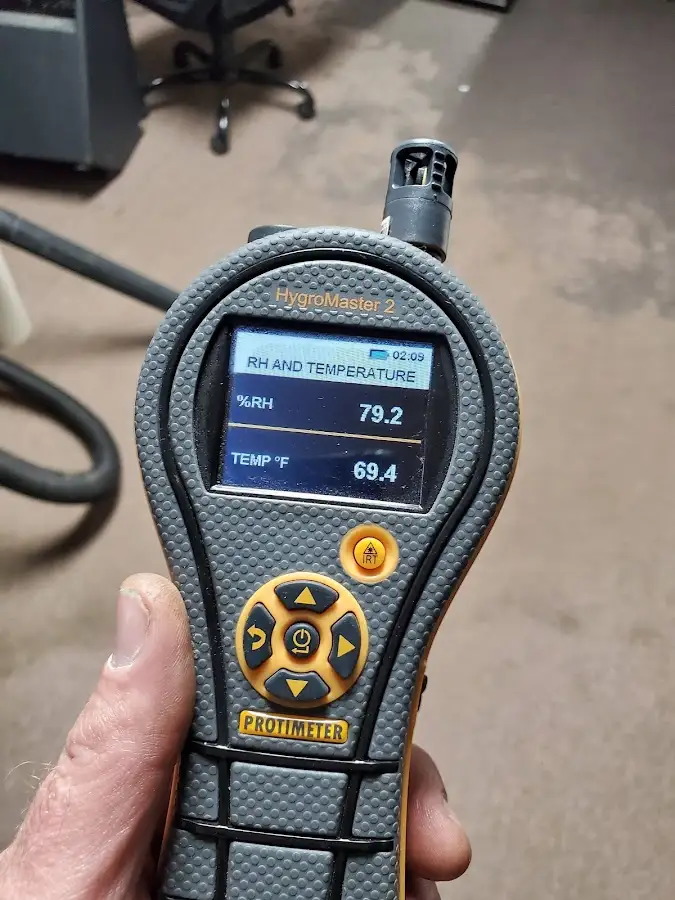 Moisture meter humidity assessment for Mold Remediation & Removal in Highland Heights
